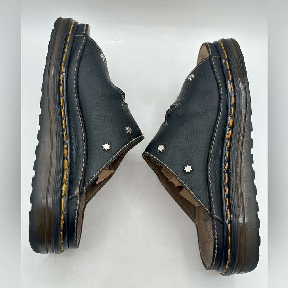 RARE vintage Dr Marten Star Cut Out Studded Slides Made In England Dunnet Sandal - Picture 11 of 17